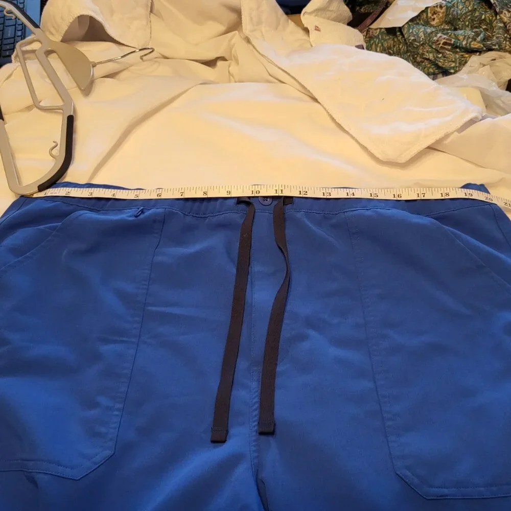 Figs Scrub Pants Blue Technical Collection TM3001 Mens XXL Pockets